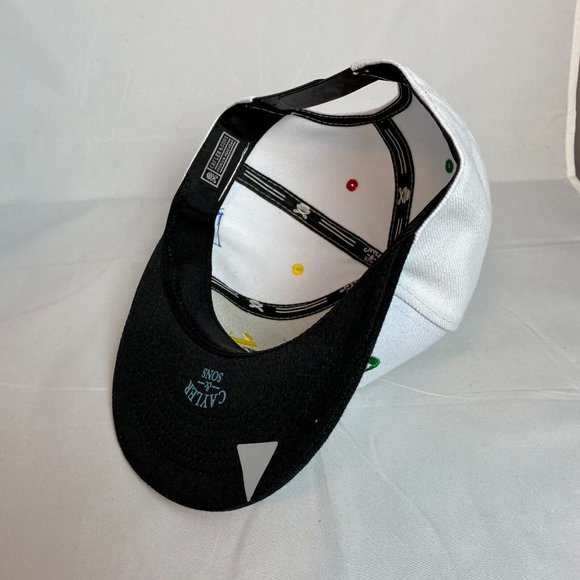 Cayler and Sons GOOGLE ME SnapBack Hat One Size Fits All Rainbow Black Cap Pride - Picture 4 of 4